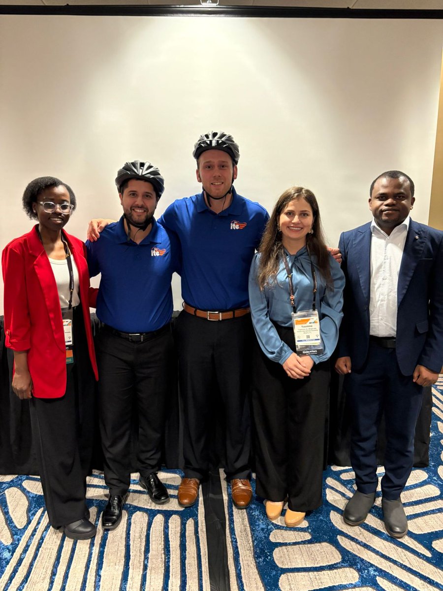 Bryce Grame and Gustavo Zschaber won first place during the 3-Minute Student Pitch Competition held as part of the Institute of Transportation Engineers (ITE) International Meeting in Orlando, Florida, Aug. 10 – 13. 

More at bit.ly/478TRcC