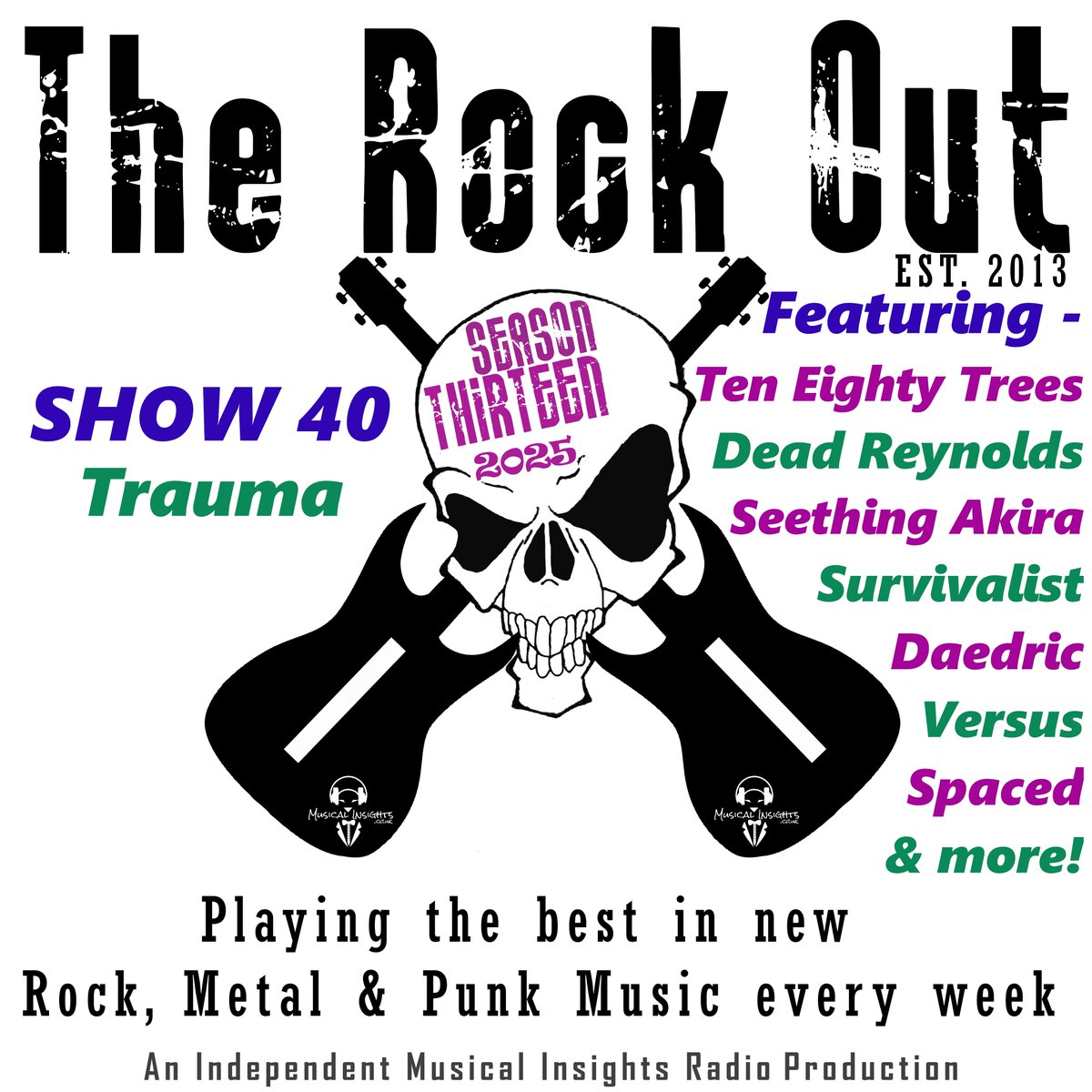 The Rock Out (@therockoutradio) on Twitter photo This week's show S13 E40 - 'Trauma', will be broadcast on <a href="/RadioKSCR/">Radio KSCR</a> tonight at 7pm Pacific time - 3am BST Wed
📻bit.ly/Radio-KSCR📻
Filled with #NewMusic due for release on Friday 17th October
<a href="/musicalinsights/">Musical Insights</a> <a href="/radio_mark/">🎙️ Mark Cridland</a>
#Rock #Metal #AltRock #AltMetal #Metalcore This week's show S13 E40 - 'Trauma', will be broadcast on <a href="/RadioKSCR/">Radio KSCR</a> tonight at 7pm Pacific time - 3am BST Wed
📻bit.ly/Radio-KSCR📻
Filled with #NewMusic due for release on Friday 17th October
<a href="/musicalinsights/">Musical Insights</a> <a href="/radio_mark/">🎙️ Mark Cridland</a>
#Rock #Metal #AltRock #AltMetal #Metalcore