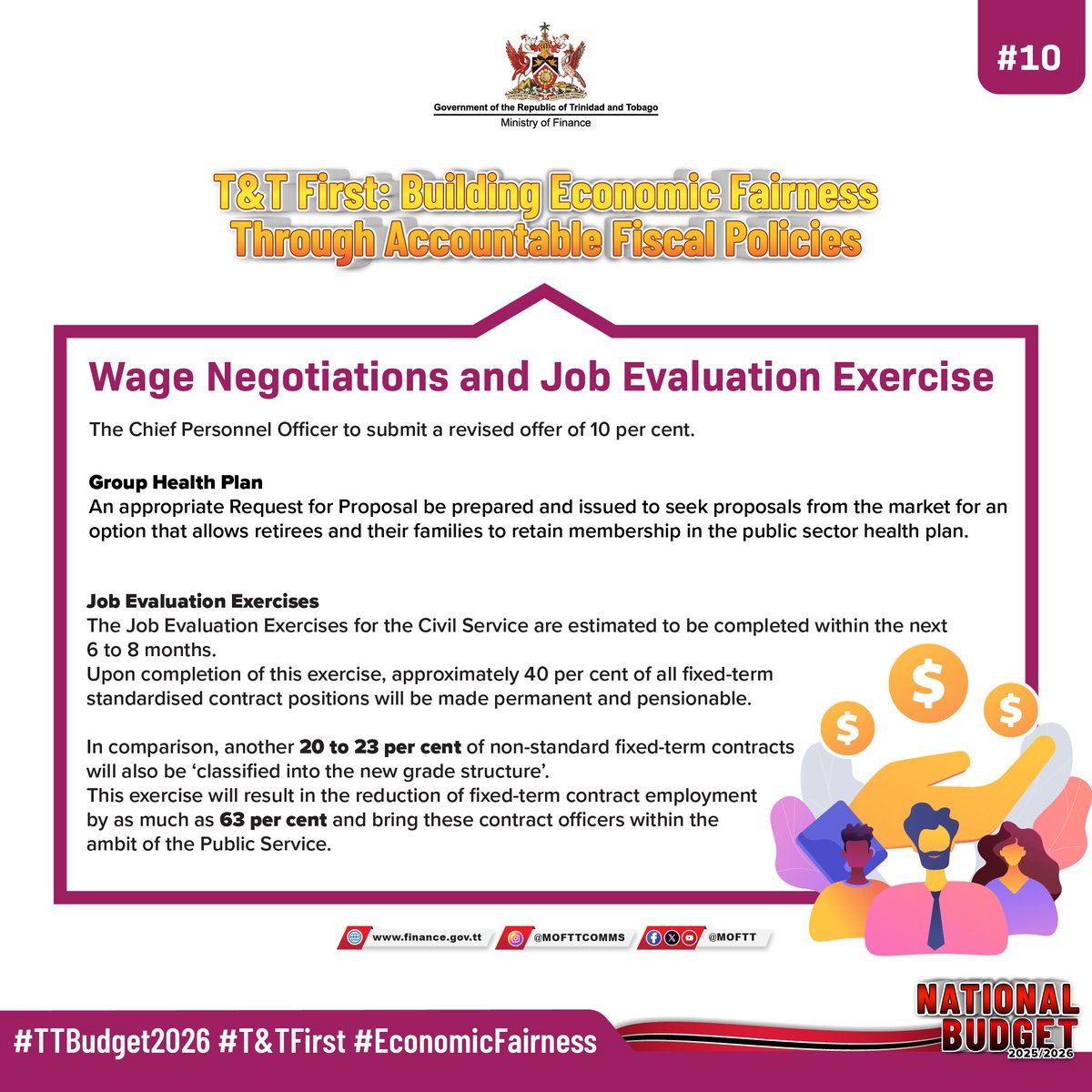 MoFTT's tweet photo. #TTBudget2026 I #TTFirst I #EconomicFairness I #FiscalAccountability I #MoFTT https://t.co/YJBHEGFYvR
