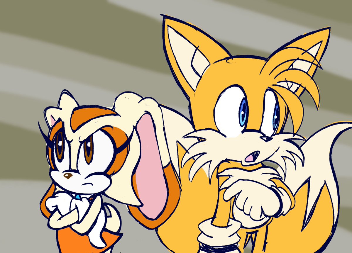 quick redraw 

#creamtherabbit #milestailsprower #SonicTheHedgehog
