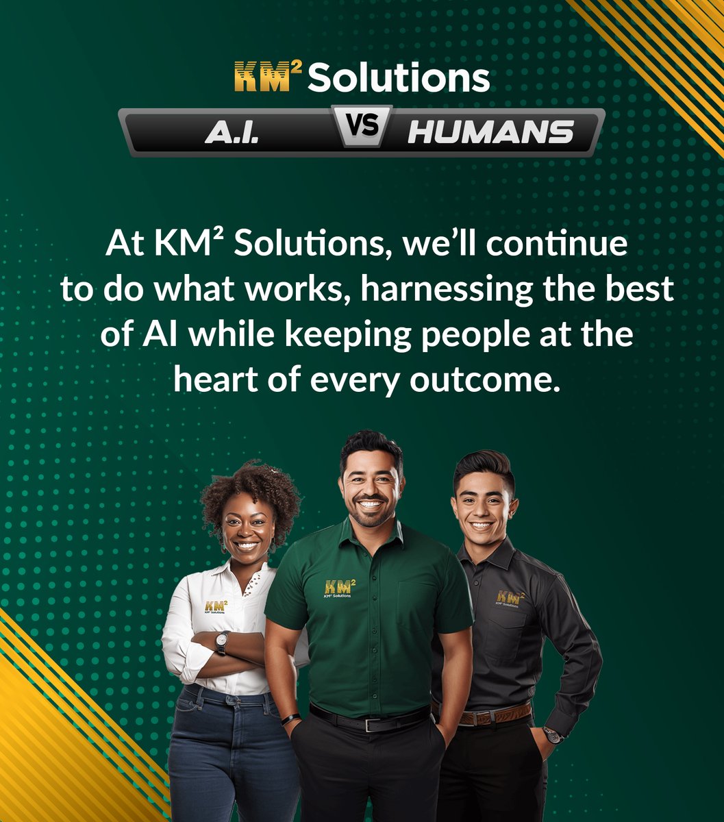 KM2solutions's tweet image. AI vs Humans: The Humans Are Winning
#AI promised disruption. But in 2025, the cracks are showing, and the value of human talent is rising. The future still belongs to people.
Read the full article here: km2solutions.com/resources/aivs…
#KM2Solutions #ArtificialIntelligence #BPO