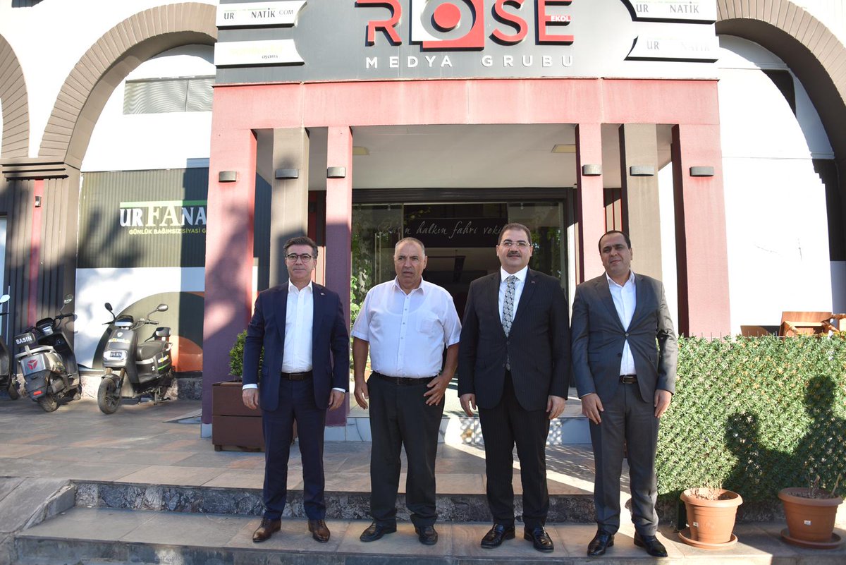 Haliliye Belediye Başkanımız Sn. <a href="/mcanpolatnet/">Mehmet CANPOLAT 🇹🇷</a> ve Siverek Belediye Başkanımız Sn. <a href="/bucakalimurat82/">Ali Murat Bucak</a>  ile birlikte Rose Medya Grubunu ziyaret ederek Yönetim Kurulu Başkanı Sn. Tahir Gülebak ile bir araya geldik.

Nazik misafirperverlikleri, samimi sohbetleri ve sıcak ev