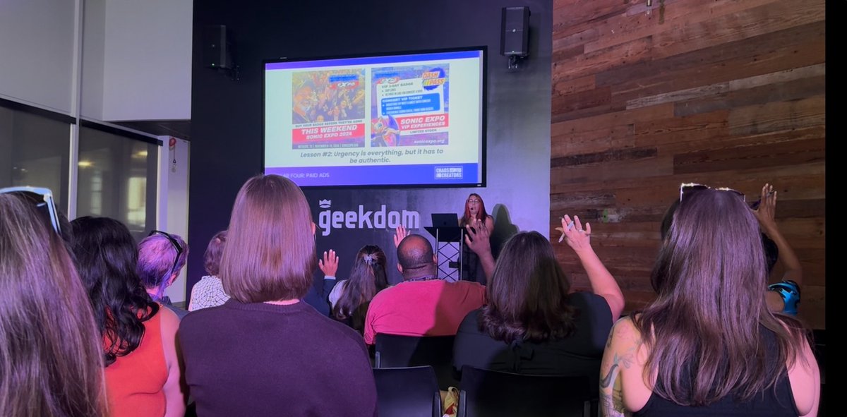 Today <a href="/MystressPhoenix/">Phoenix</a> took to the stage to present what event marketing knowledge we’ve learned working on projects like <a href="/SonicExpo/">Sonic EXPO: Dallas</a> !

Thank you to San Antonio Startup Week 2025 for having us! 🐉