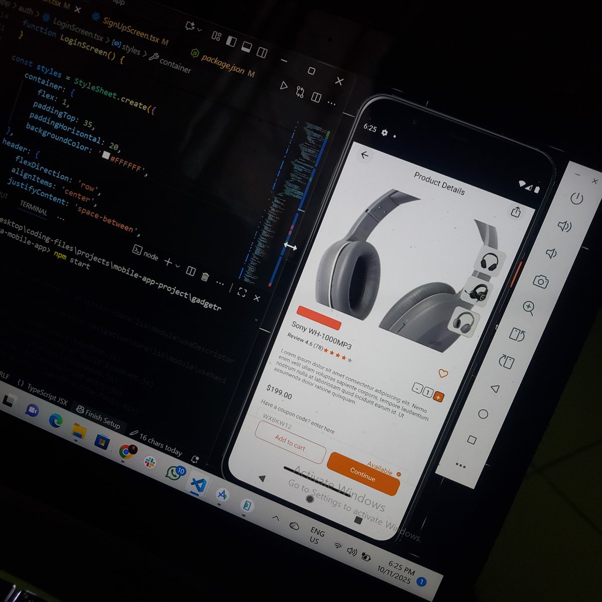KingsleyTheDev's tweet image. If your Product Page can’t convince, your ads won’t save it. 

Chapter 7 | Building Gadgetra Mobile App Product Page. 

Built Gadgetra’s Product screen to do both, inform &amp;amp; convert in one smooth flow. 

#MobileAppDevelopement #BuildingInPublic #UXDesign
