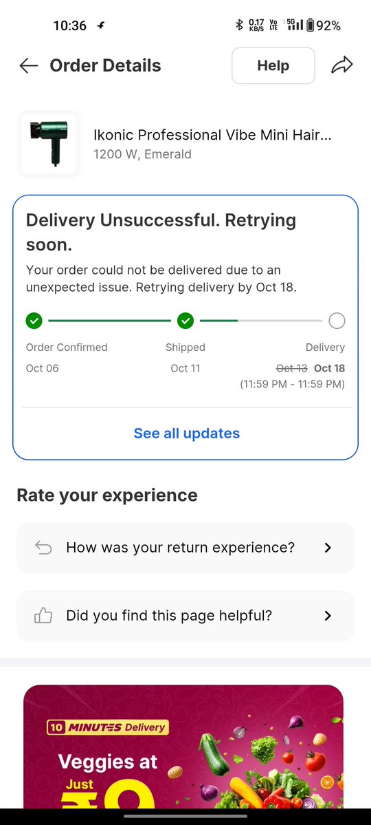 what are you doing <a href="/flipkartsupport/">FlipkartSupport</a> <a href="/Flipkart/">Flipkart</a> When I do not receive the product on time and want to cancel it, the refund gets cancelled. Firstly, I do not get the delivery on time and when I cancel the product, the refund gets cancelled. She is making a fool ,
#chep