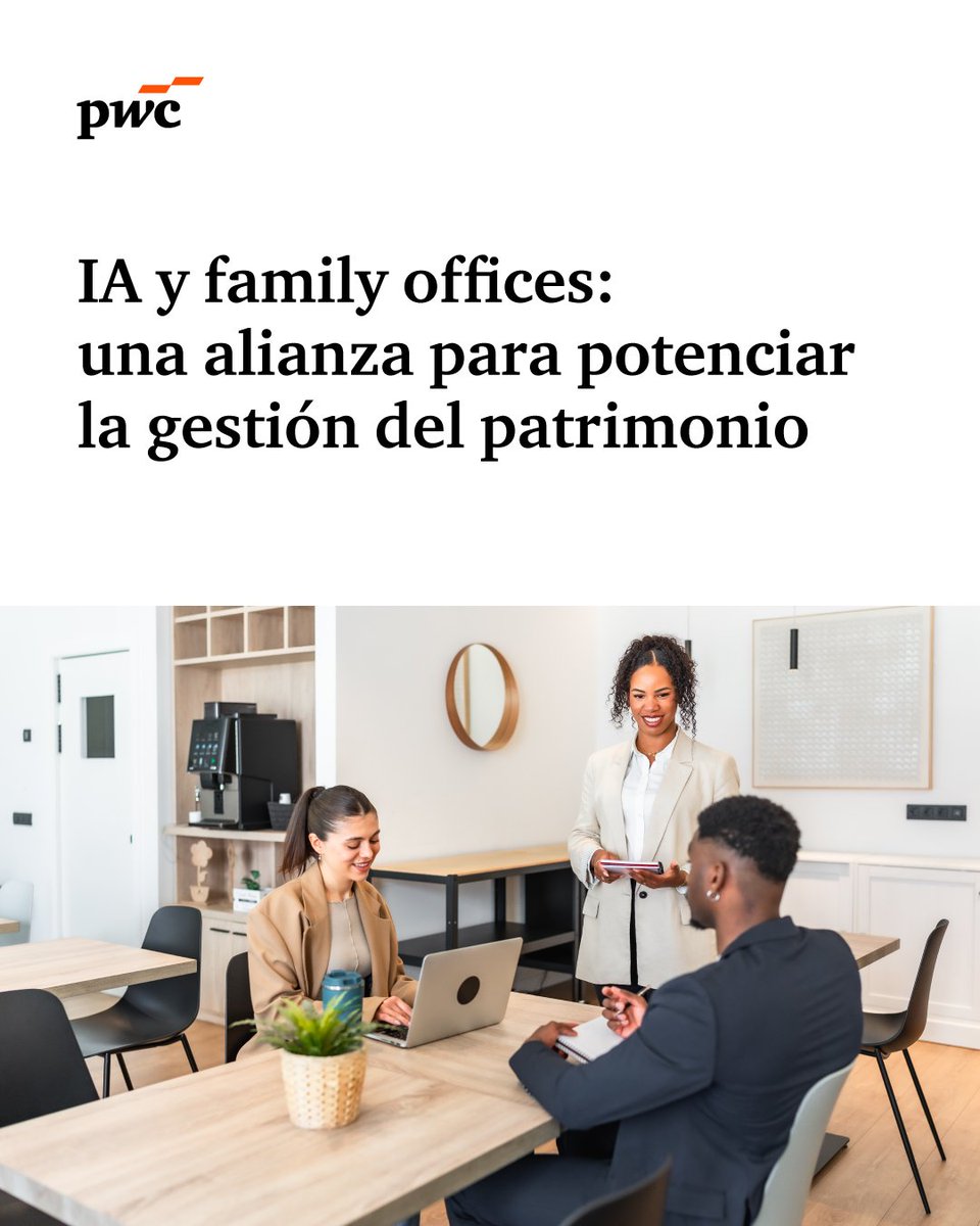 La IA está revolucionando los family offices: más agilidad, insights y eficiencia en la gestión patrimonial. Exploramos cómo aprovechar todo su potencial.

Leé el artículo completo en el siguiente link 👇
 ideas.pwc.es/archivos/20251…