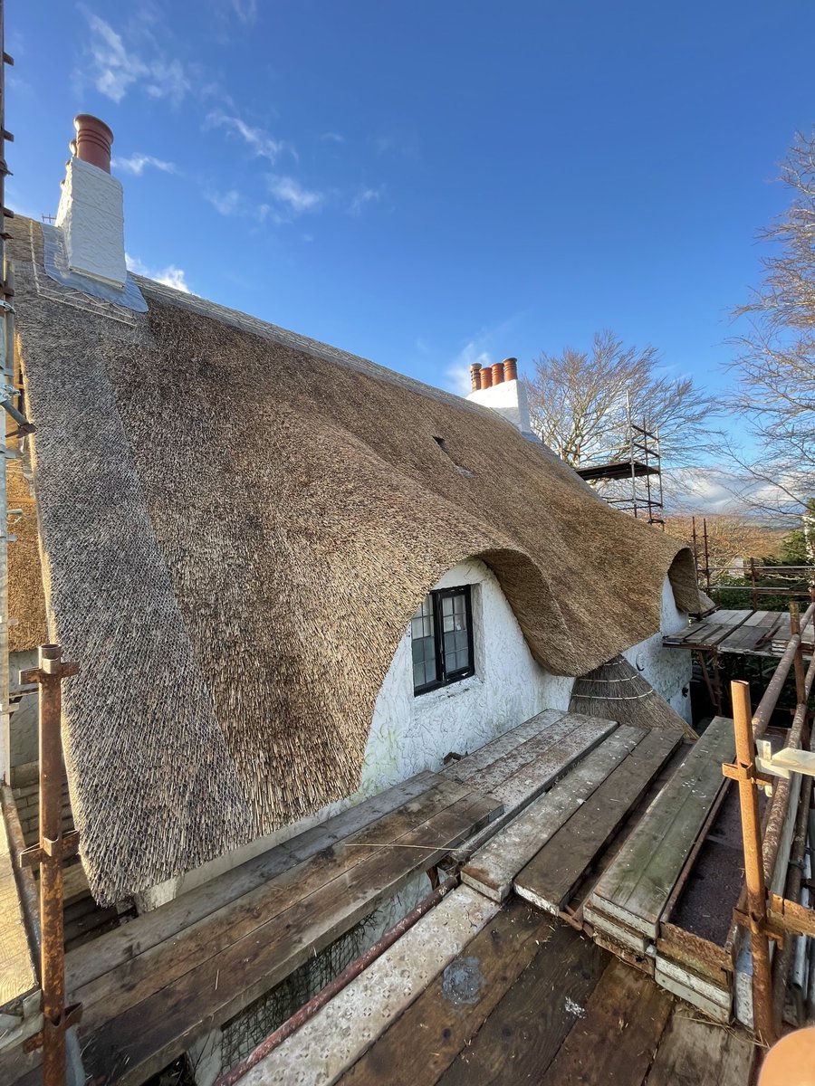 masterthatcher2's tweet image. We have a team going to the #IsleOfMan tomorrow to re-thatch a small cottage nearly 2 years after we did this one in #Douglas. Meanwhile we have ongoing jobs in #Wilmslow, #Cheshire and #Haskayne in #Lancashire.
