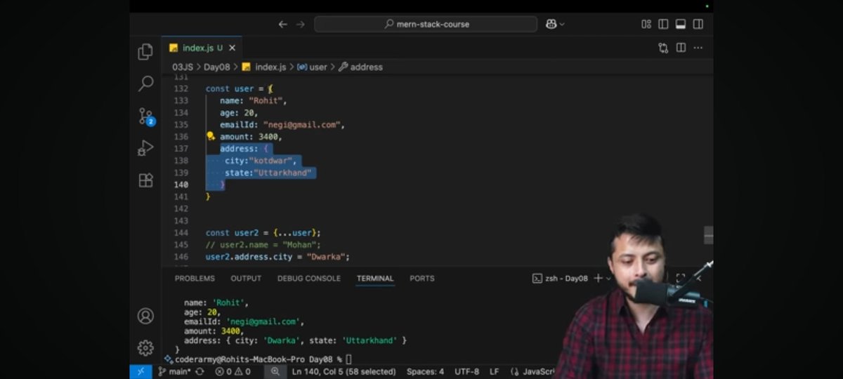 Akanshav_1's tweet image. Day 23 — My Web Dev Journey 💻
Dived into Objects today  — one of JS’s most powerful features!
Loved how data is stored in key–value pairs, making it so easy to access &amp;amp; update values ⚡
@rohit_negi9
#JavaScript #100DaysOfCode #FrontendJourney #WebDevelopment #LearningEveryday