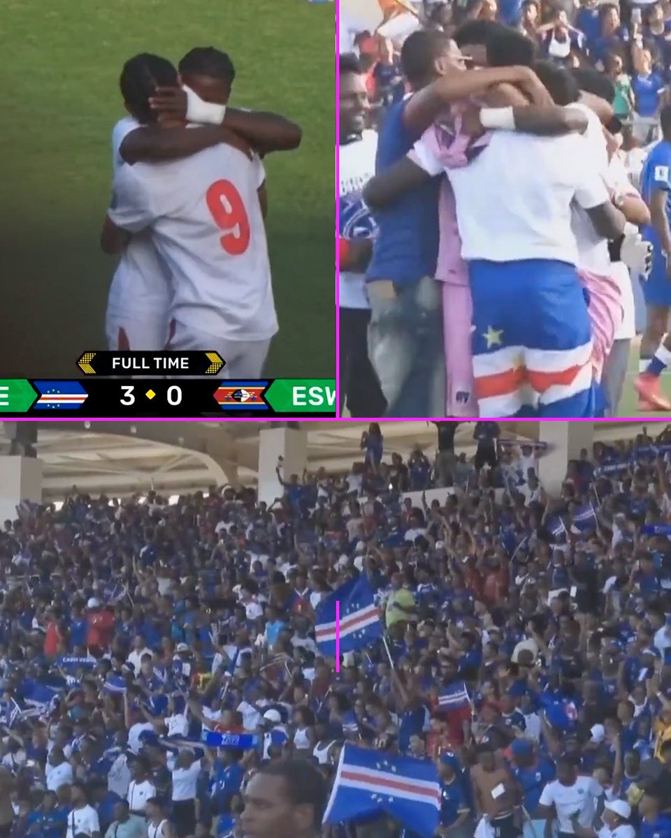 footballontnt's tweet image. For the first time ever, Cape Verde have qualified for the World Cup 👏
With a population of just over 500,000, they become the second smallest nation in history to reach the tournament finals 😳