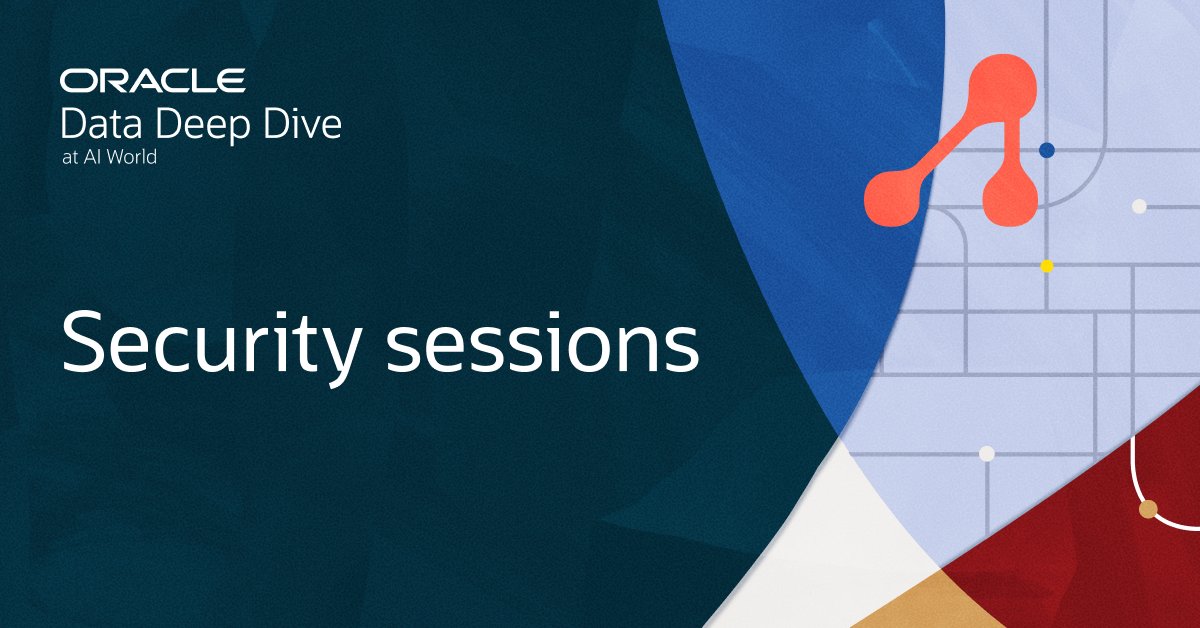 vijonline's tweet photo. Protecting your data in Oracle Database 23ai is key. Don't miss the security sessions at Oracle Data Deep Dive at #AIWorld to explore advanced security, compliance, and ransomware protection features to safeguard your business-critical information. https://t.co/YiDb6i1tRY https://t.co/mKs4mFzF4k