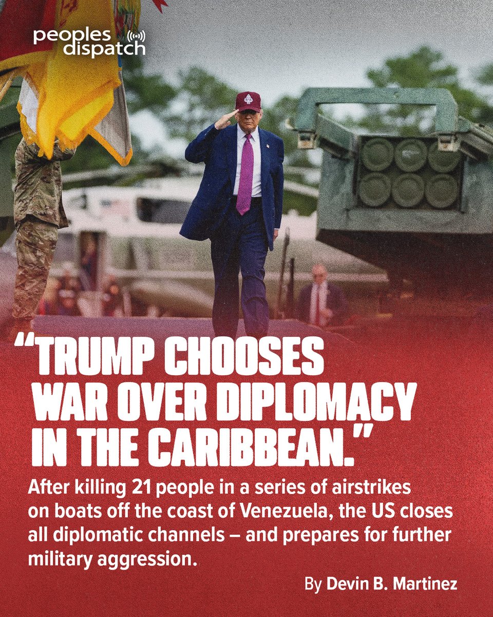 🇻🇪US war drums echo in the Caribbean as Trump increases threats against Venezuela

The administration of US President Donald Trump has suspended dialogue with the Venezuelan government amid its unprecedented military deployment to the Caribbean. For the last month, the US has