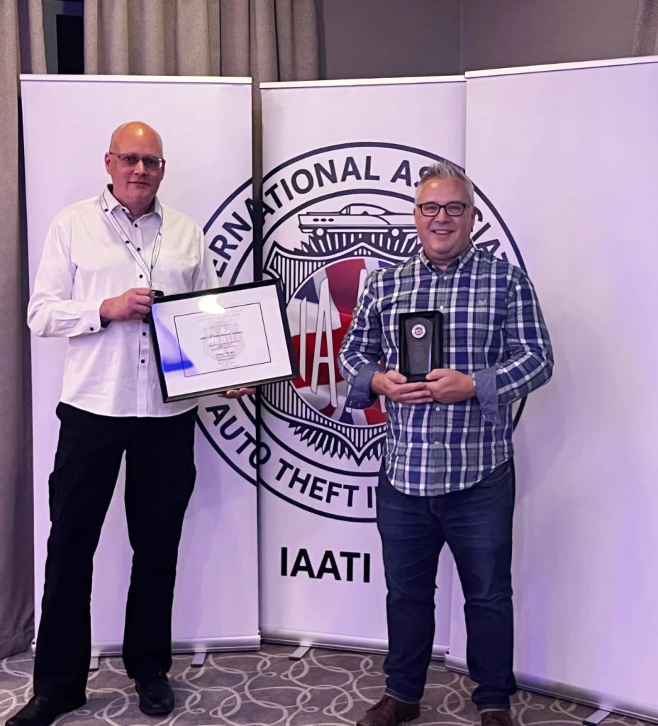DatatagID's tweet image. 🚨 Double Win for Datatag at the IAATI UK Conference!
Datatag ID Ltd has been recognised for both technological innovation and outstanding individual contribution in the fight against vehicle crime.
👉 Read the full story here: datatag.news/2025/10/10/dat…