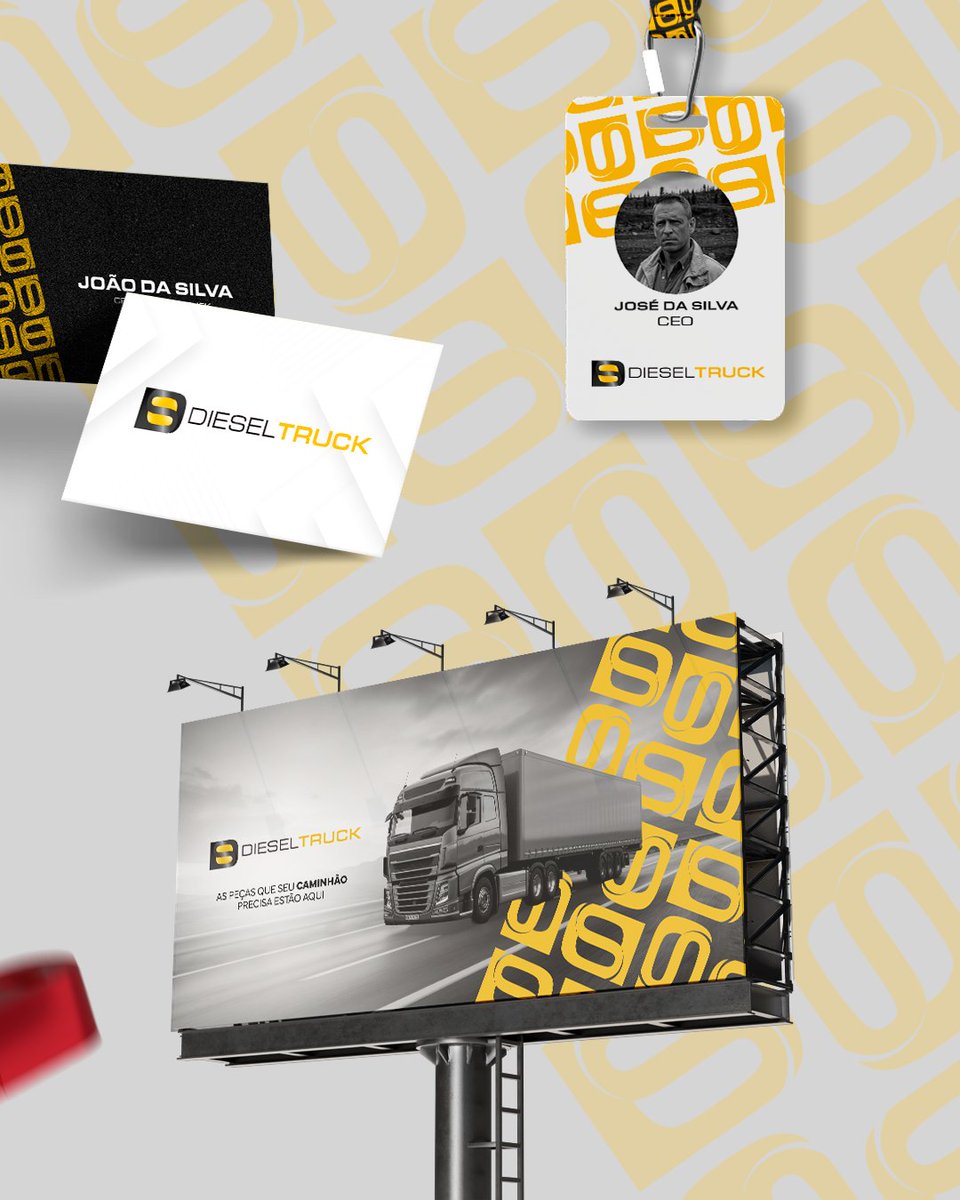 DespertaDigital's tweet photo. 🚛 Uma nova identidade visual com a força da estrada!
Criamos a identidade da DS Diesel Truck, especialista em peças e manutenção de caminhões e carretas.
A marca transmite modernidade, robustez e confiança, com o preto simbolizando força e o amarelo, energia e dinamismo. https://t.co/AxjPgBpKZv