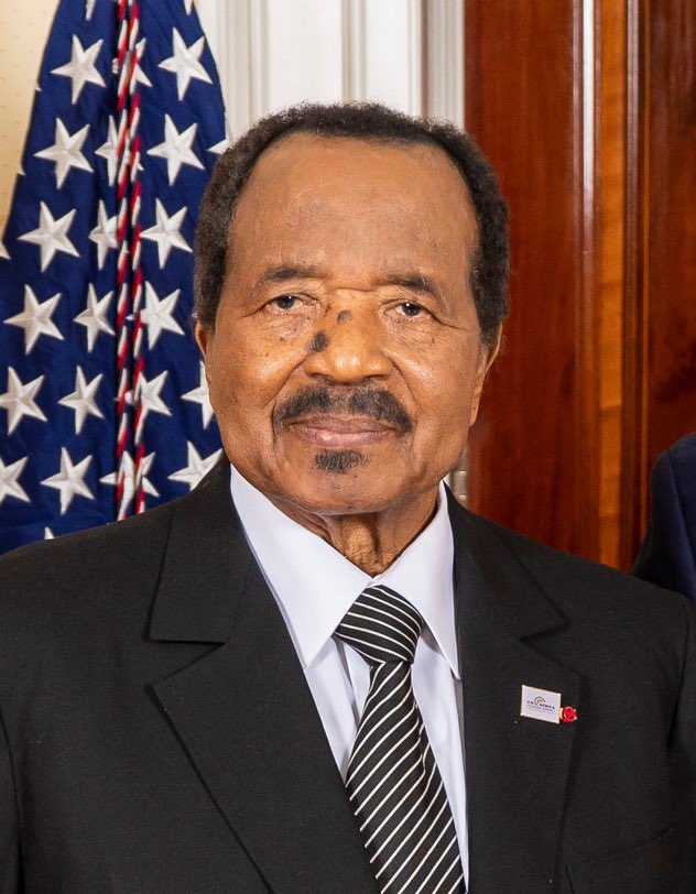 🇨🇲 Cameroon’s 92-Year-Old President Paul Biya, who has ruled Cameroon for 43 years after serving 7 years as Prime Minister, cast his vote in the national election. At 92, he is seeking an eighth term 

A win would see him remain in power until age 100.