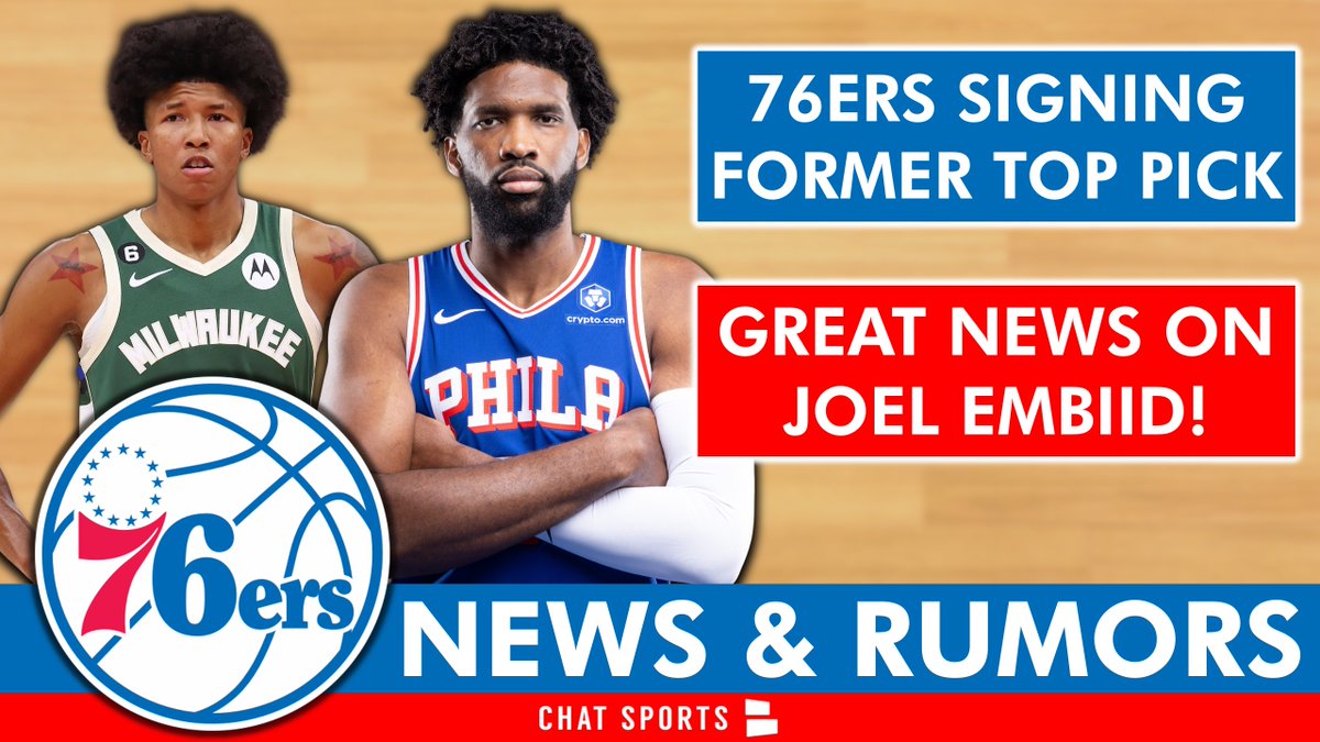 Today's 76ers Now:

- Sixers signing former 1st-round pick
- Joel Embiid scrimmages in front of Sixer fans!
- More 76ers injury news + preseason takeaways

WATCH: youtube.com/watch?v=5vYs5y…

<a href="/ChatSports/">Chat Sports</a>