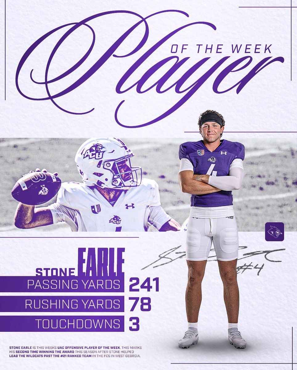 ACU Football tweet media