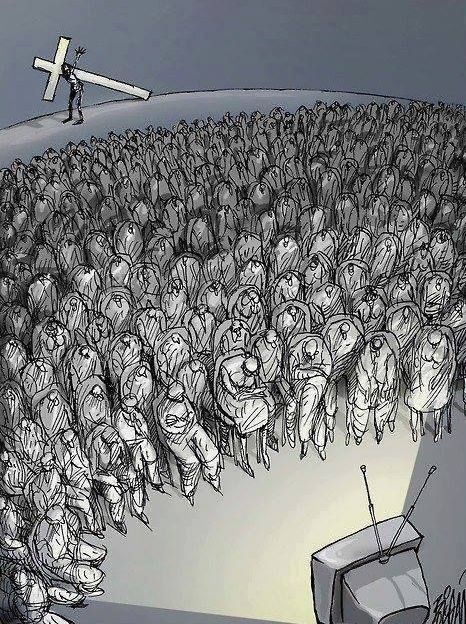 Si queréis cambiar algo en vuestras vidas de verdad, dejaos de grupos políticos frikis y empezad a ir a misa diaria y a rezar el rosario