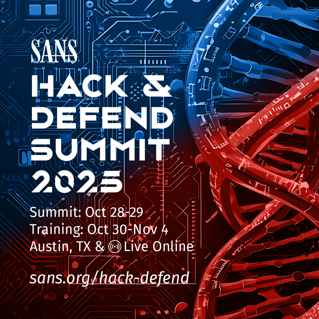 🚨 Calling all Austin hackers! We’ve got an open speaking slot at the Hack &amp; Defend Summit in Austin, Oct 28-29.

Got a killer #RedTeam story or technique to share — or know someone who does?

🗓️ Submit by: This Friday, Oct 17, 5PM ET

➡️ Learn More: app.smartsheet.com/b/form/17bcf19…