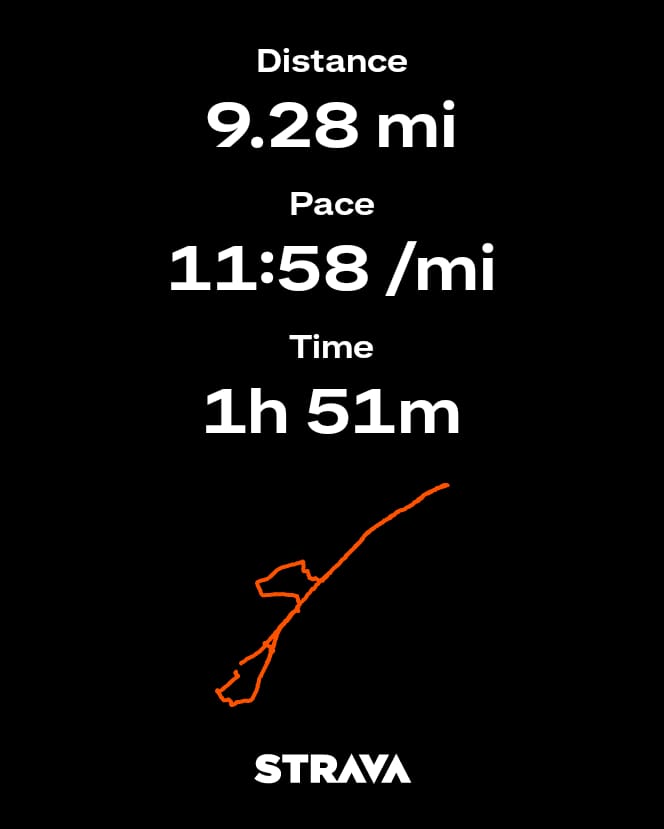 Done my last training run today and absolutely smashed it. The nasal breathing my coach taught me is game changing!! - i can definitely run quicker than this because where i train is hilly as heck. The course is flat.