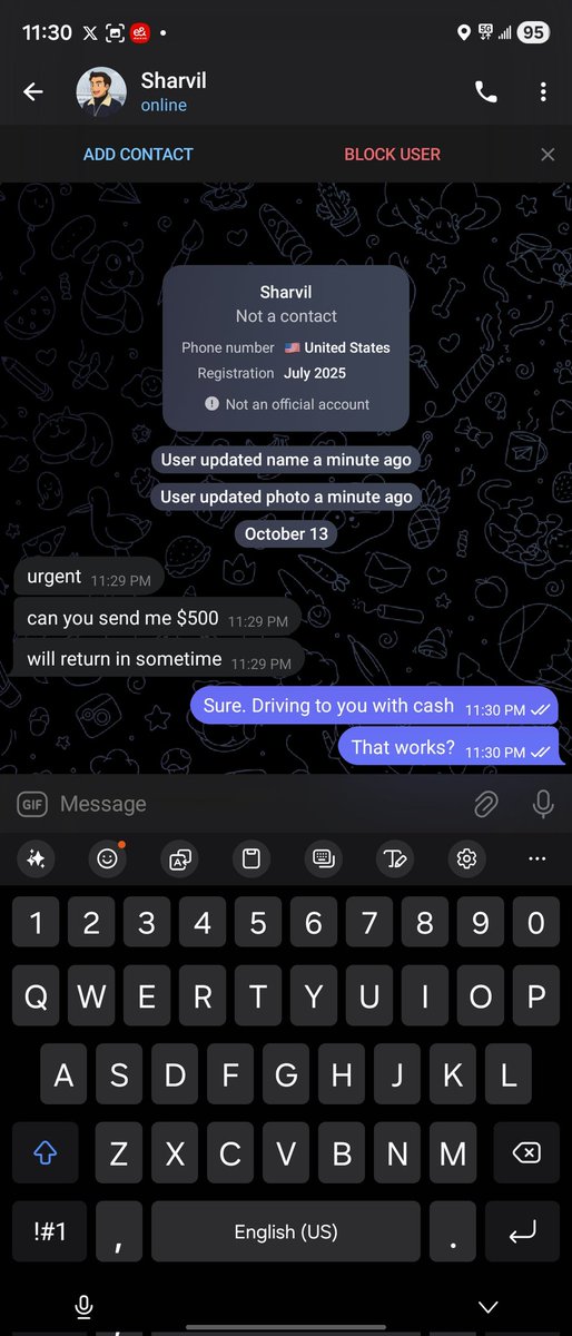 gm <a href="/sharvilmalik/">sharvil</a> 🤣