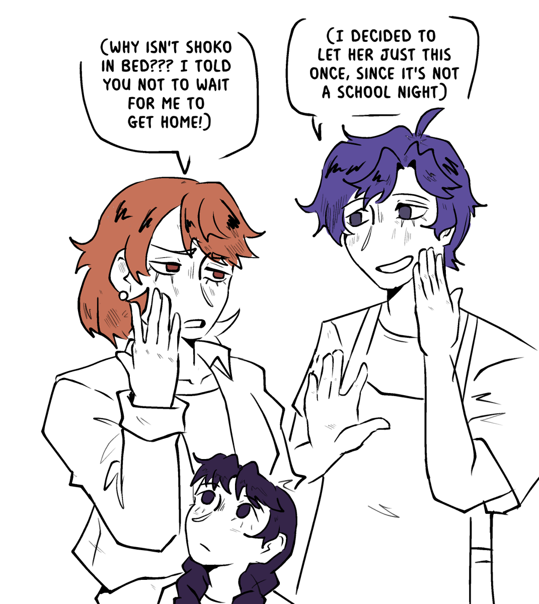 My parenthood au is that they adopt :) #shuyuka #persona3 #ShuYukaWeek2025