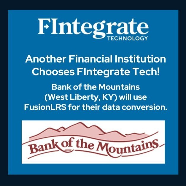 FintegrateT's tweet image. New Client: Bank of the Mountains 🏔 This $98MM financial institution in West Liberty, KY has selected us to manage their #dataconversion to DCI. We have enjoyed working with Novella Fannin, Technology Officer & the entire team on this important transition hubs.ly/Q03NlL430