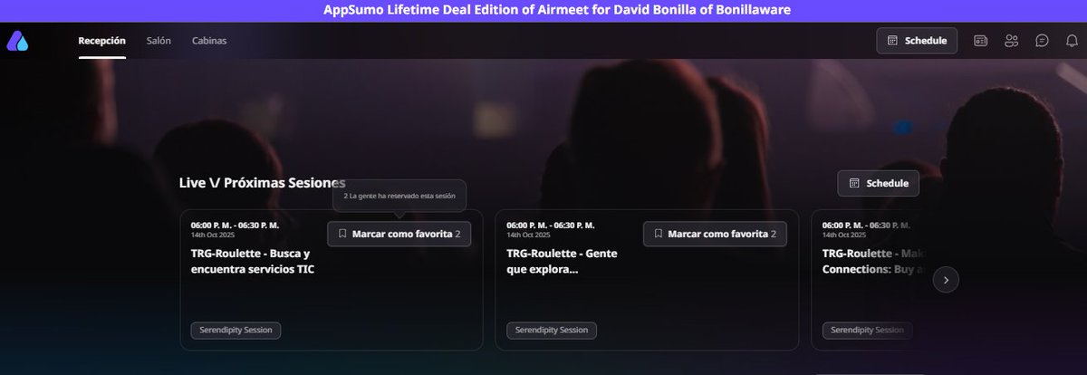 tarugoconf's tweet image. El networking no empieza en La Nave… empieza en #Airmeet 💬 Nos vemos HOY a las 18:00h para la TRG-Roulette y el Fluid Space: dos dinámicas para que rompáis el hielo y conozcáis a gente MACANUDA antes del evento.