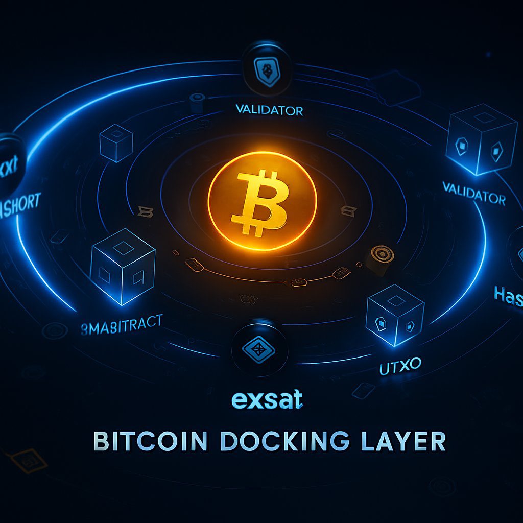 tboytega2's tweet image. Good night 🌙
@exSatNetwork just rolled out BTC staking via its native bridge now you can bridge BTC to exSat and stake for yield.
Partnered with OKX & Standard Chartered to bring institutional grade secured yield to Bitcoin holders.
Teamed up with BIMA in a $100M deployment…