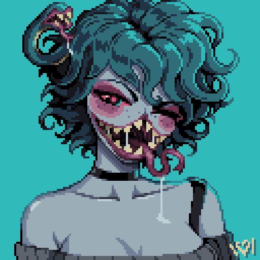 Iviqrr's tweet image. My submission for @yumykon 's artjam!
#pixelart