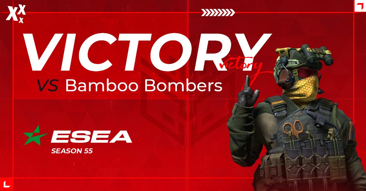 💪 3rd win in a row!
13-5 on Inferno vs Bamboo Bombers 🔥
Strong momentum in ESEA Entry S55 continues!
#CS2 #ESEA #gogoGermanitas
