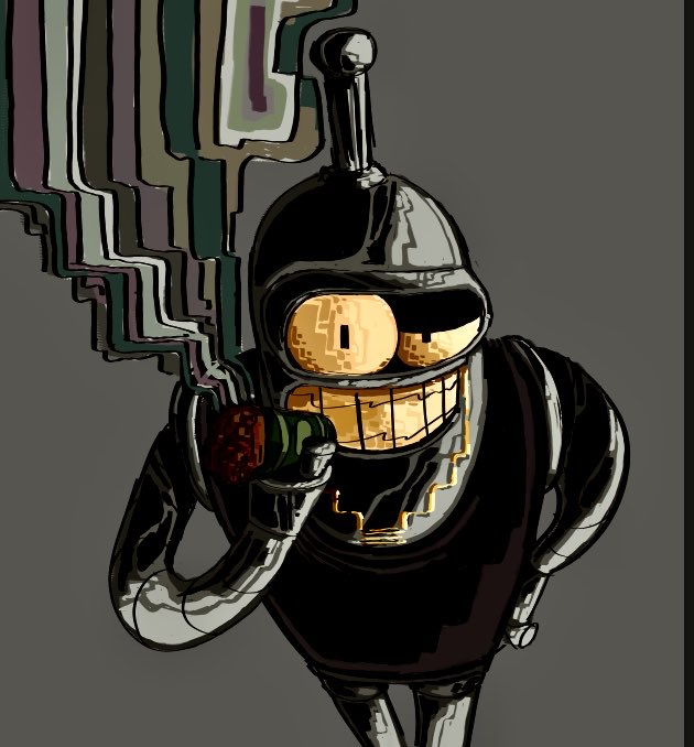 holy shit its that robot #bender #Futurama
