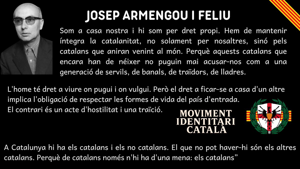 El 18 d’octubre de 1910 va néixer a Berga Mossèn Josep Armengou, patriota i escriptor. La seva obra més destacada fou Justificació de Catalunya, un autèntic manifest de pensament nacional. També cal esmentar el seu darrer llibre, Nacionalisme Català.