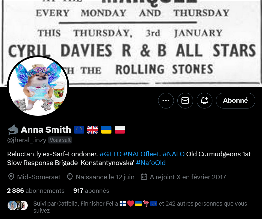Fellas, can we boost <a href="/jheral_tinzy/">🦈 Anna Smith 🇪🇺 🇬🇧 🇺🇦 🇵🇱</a>?

Thank you 

#WeAreNAFO