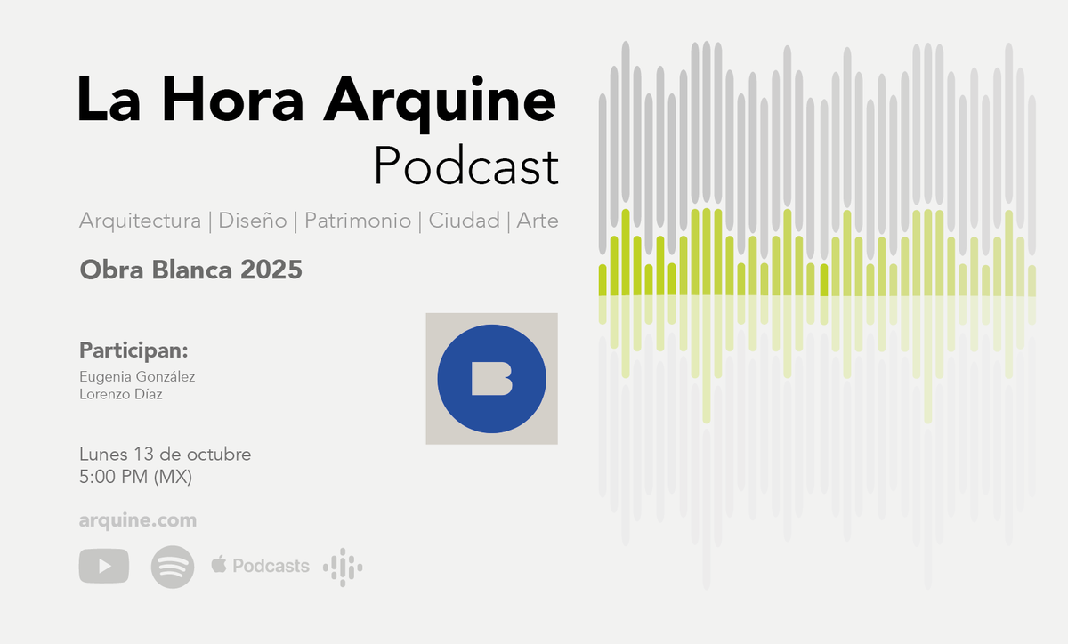 🎧🎙️Sintoniza HOY #LaHoraArquine en punto de las 5:00 pm donde conversaremos sobre <a href="/ObraBlancaExpo/">Obra Blanca</a> 2025 (14-16 octubre), los detalles de la programación y las conferencias en alianza con Arquine. | ow.ly/PFpQ50XaKlv 
¡Te esperamos!