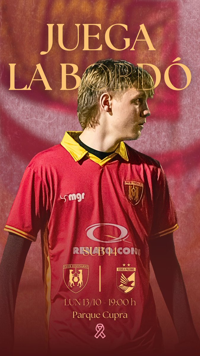 𝑯𝑶𝒀 𝑱𝑼𝑬𝑮𝑨 𝑳𝑨 𝑩𝑶𝑹𝑫𝑶́
• 𝑺𝑼𝑩 𝟏𝟒 •

🆚 Scuola Palermo
📍 Parque Cupra
🕖 19:00

#DaleSU 🛢