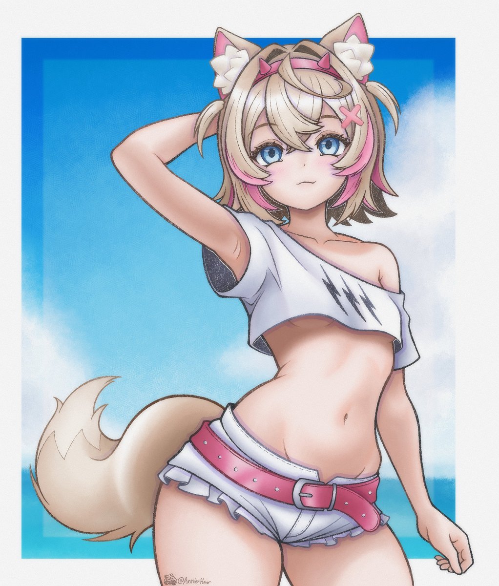 AntilerHour_Art's tweet image. Mococo Abyssgard || Hololive