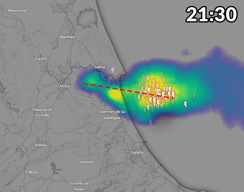 🌧️ Actualització Oratge

Tronada localment intensa rondant l'est d'Alzira i Favara, que podria afectar poblacions pròximes en la próxima hora.