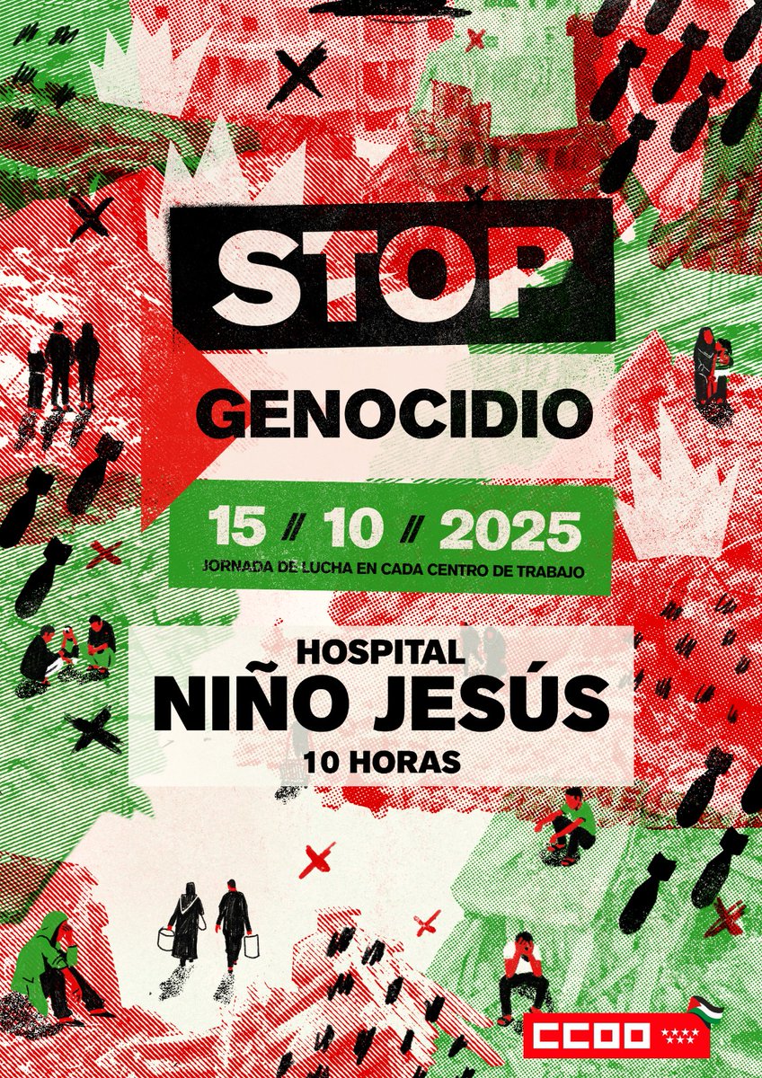 La paz en Palestina debe ser real y perenne en el tiempo. El pueblo Palestino merece vivir sin miedo, con justicia y dignidad.
#FreePalestine