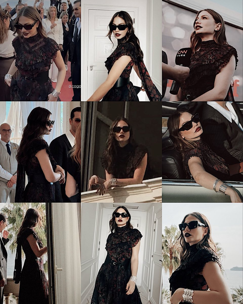 demet özdemir in cannes.