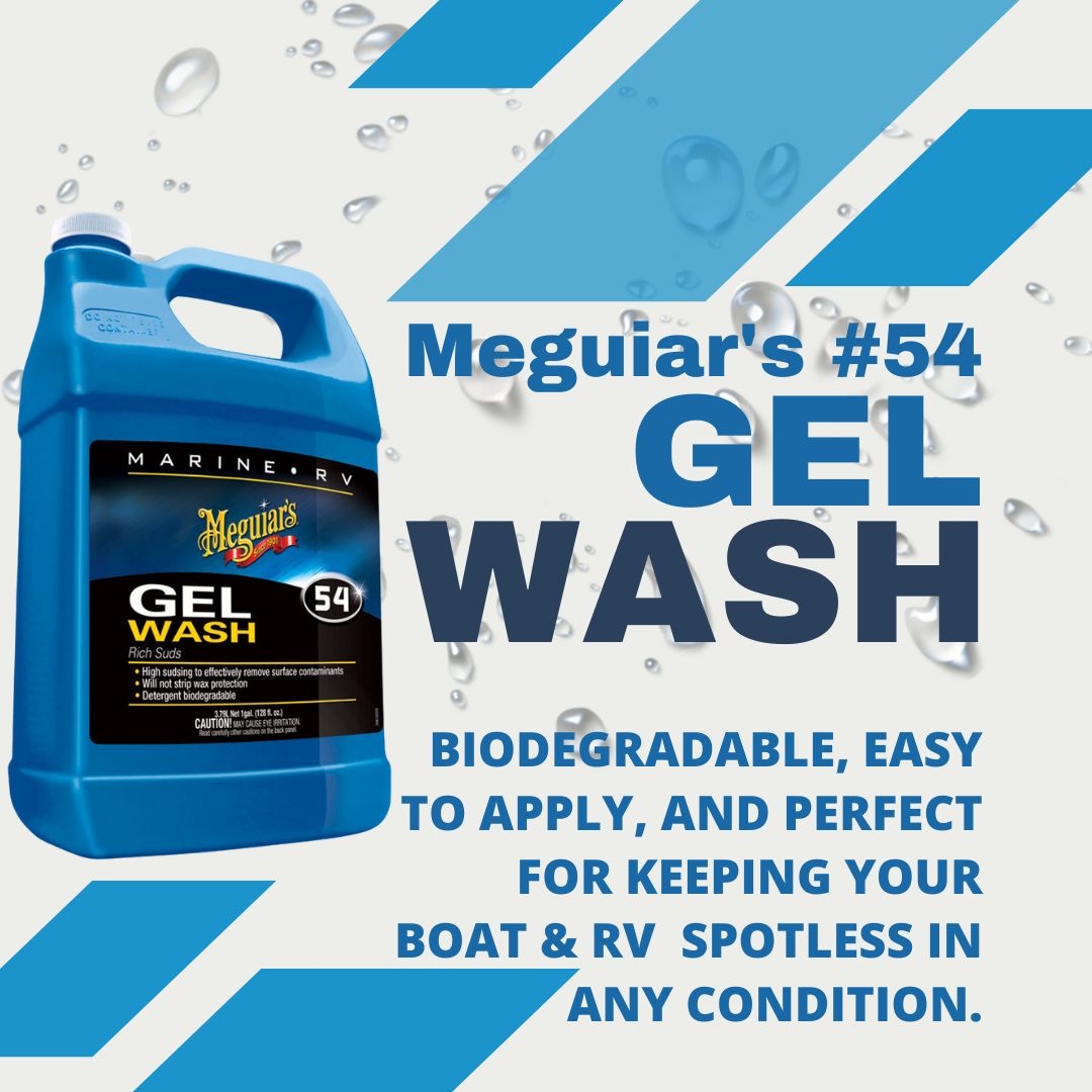 ProprideM's tweet image. Keep your boat clean &amp;amp; shiny with Meguiar&apos;s #54 Boat Wash Gel! 🌊
Biodegradable, easy to apply, and wax-safe. Free shipping on orders $99+!
Shop now → propridemarine.com
#ProPrideMarine #BoatWash #MarineLife #BoatingTips