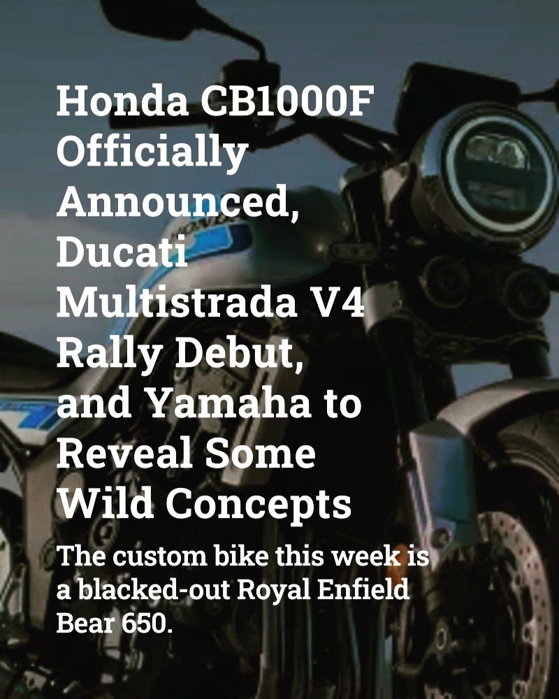 This week brought the world some news of motorcycles I’m particularly excited about. The #Honda CB1000F became official (no big surprise there), and #Ducati revealed the Multistrada V4 Rally (another not shocking but welcomed addition), and then there’s #Yamaha who came to the …