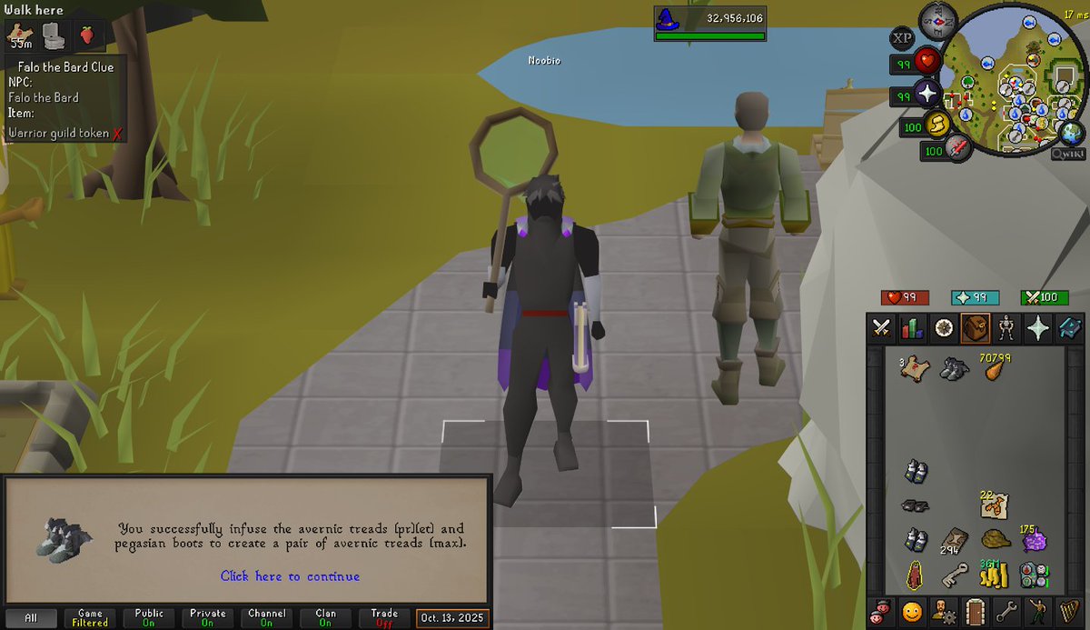 We stacked 135 medium caskets and finally got the rangers after 35! Also means we maxed our Avernic Treads bb!

#osrs #runescape #uim