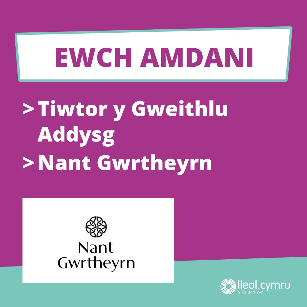 **CYFLE OLAF I YMGEISIO**

>> Tiwtor y Gweithlu Addysg
>> Nant Gwrtheyrn

Manylion yma >> bit.ly/4ntuuJs