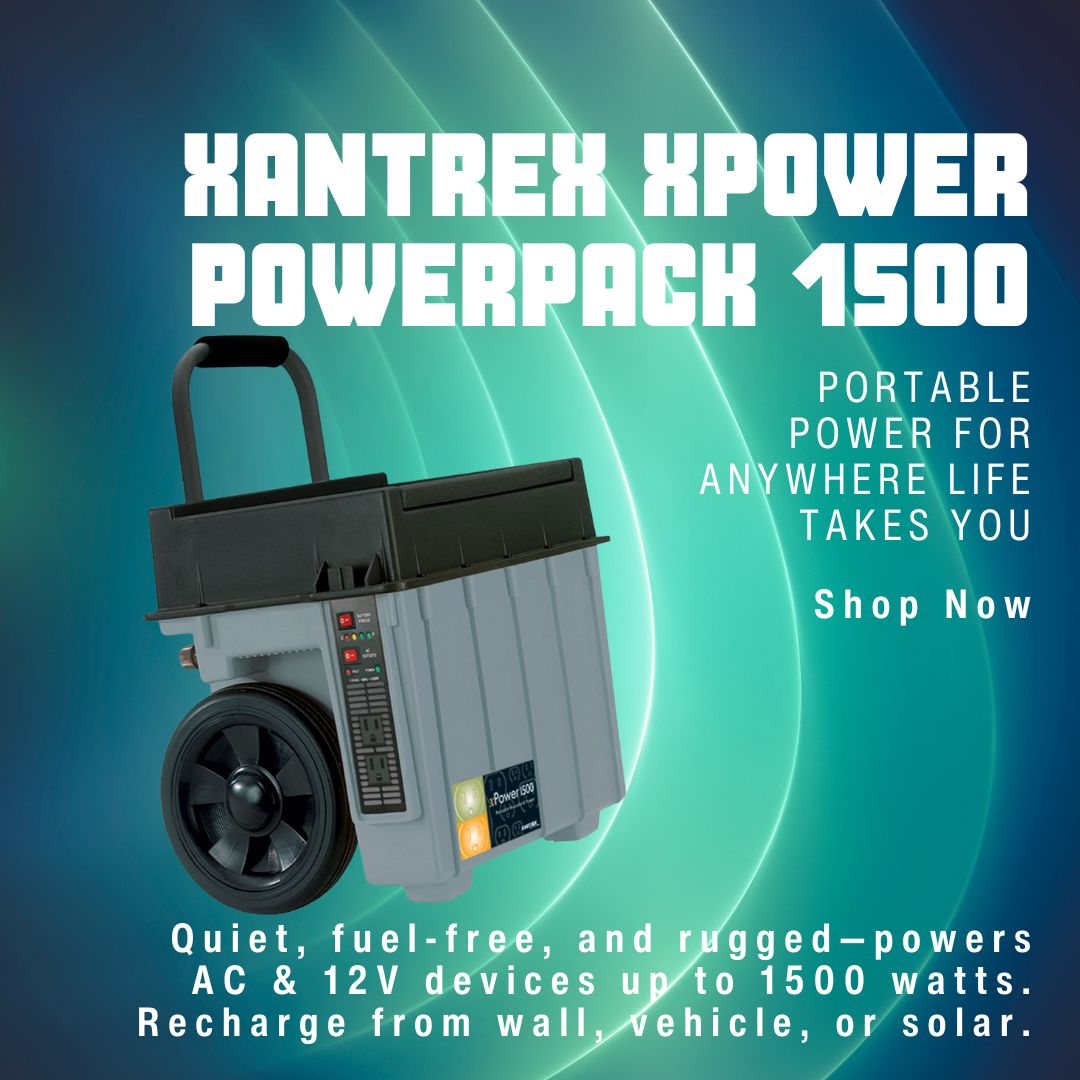 ProprideM's tweet image. Power anywhere with the Xantrex XPower Powerpack 1500! ⚡ Runs AC &amp;amp; DC devices, portable, and recharges from wall, car, or solar. Free shipping $99+!
Shop now → propridemarine.com/xantrex-statpo…
#ProPrideMarine #PortablePower #BoatingLife #CampingGear