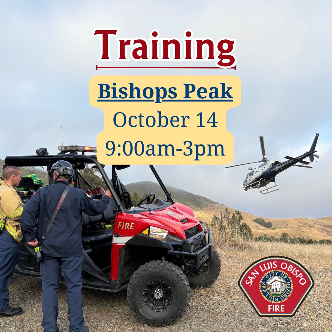 San Luis Obispo City Fire Department tweet media