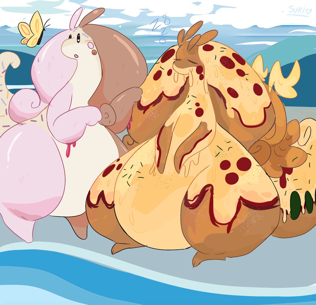 ThewolfSuki's tweet image. Drewww some FOODras :3 🍦🍕

[Commision done for @iynizethewolf !!]