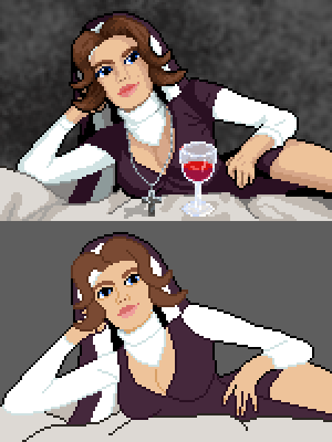 #Inktober2025. Drink  

#ドット絵トークン #pixelart #indiedev #украрт