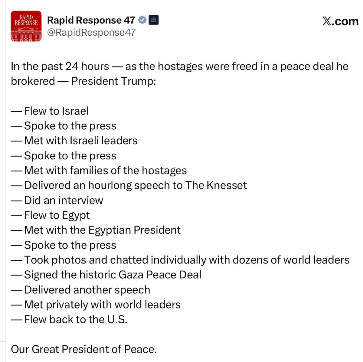<a href="/SenAdamSchiff/">Adam Schiff</a> Meanwhile…
THANK YOU PRESIDENT TRUMP
