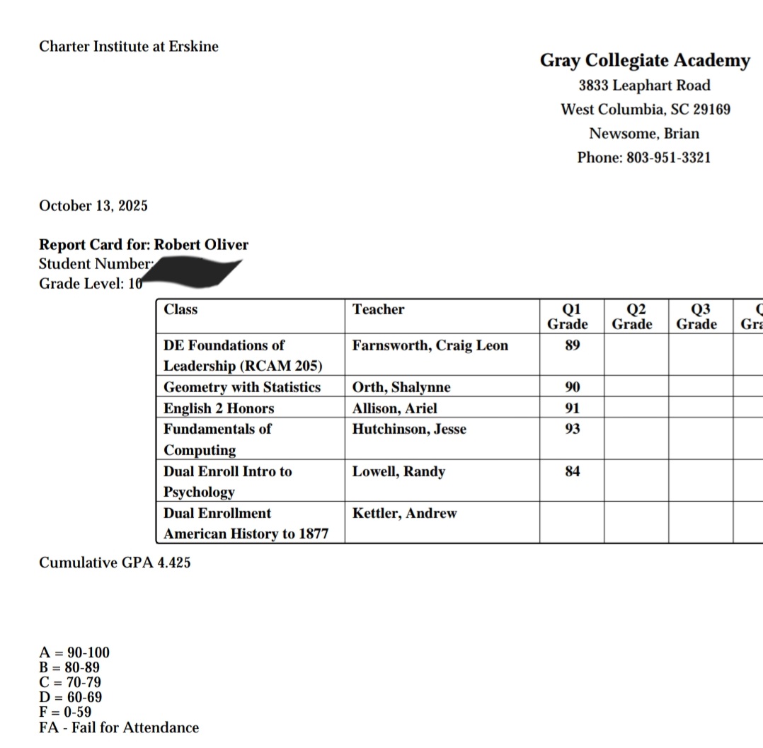 #AGTG 🎓📚🏫 More than an Athlete! <a href="/DBryant18/">De'Angelo Bryant</a> <a href="/GCA_FB/">Gray Collegiate Academy Football</a>