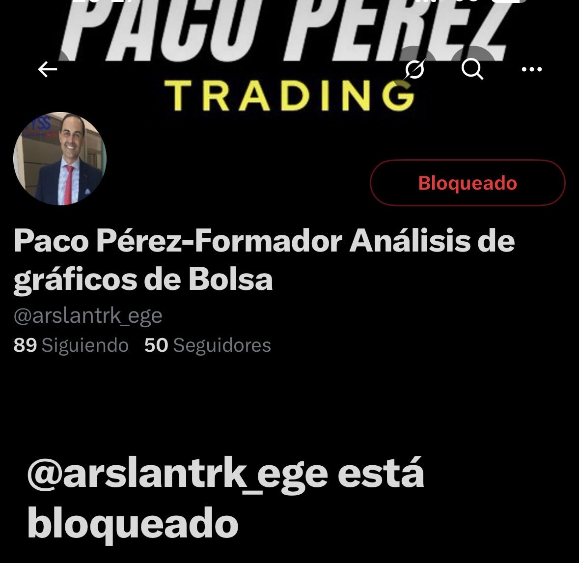 DesdeTeide's tweet image. Madre mía con los seguidores fake, otro denunciado. Está vez haciéndose pasar por @pakotrading … hoy fue también de @JCPF_Carlos y @JuanJesusMontoy … no subo de los 10 seguidores 😢 todos me salen #fake … me hago el #harakiri, ni post, ni tesis en #substack 😩